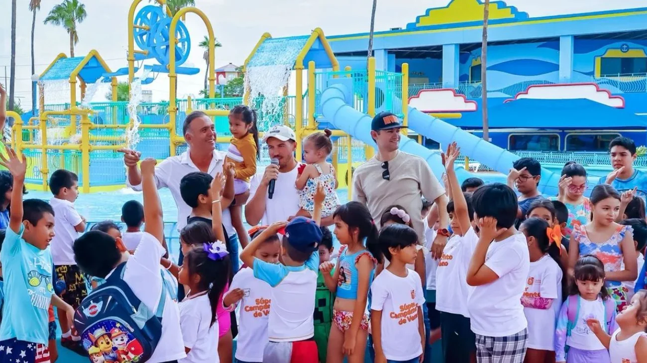 Inaugura Samuel zona Splash en Parque Fundidora