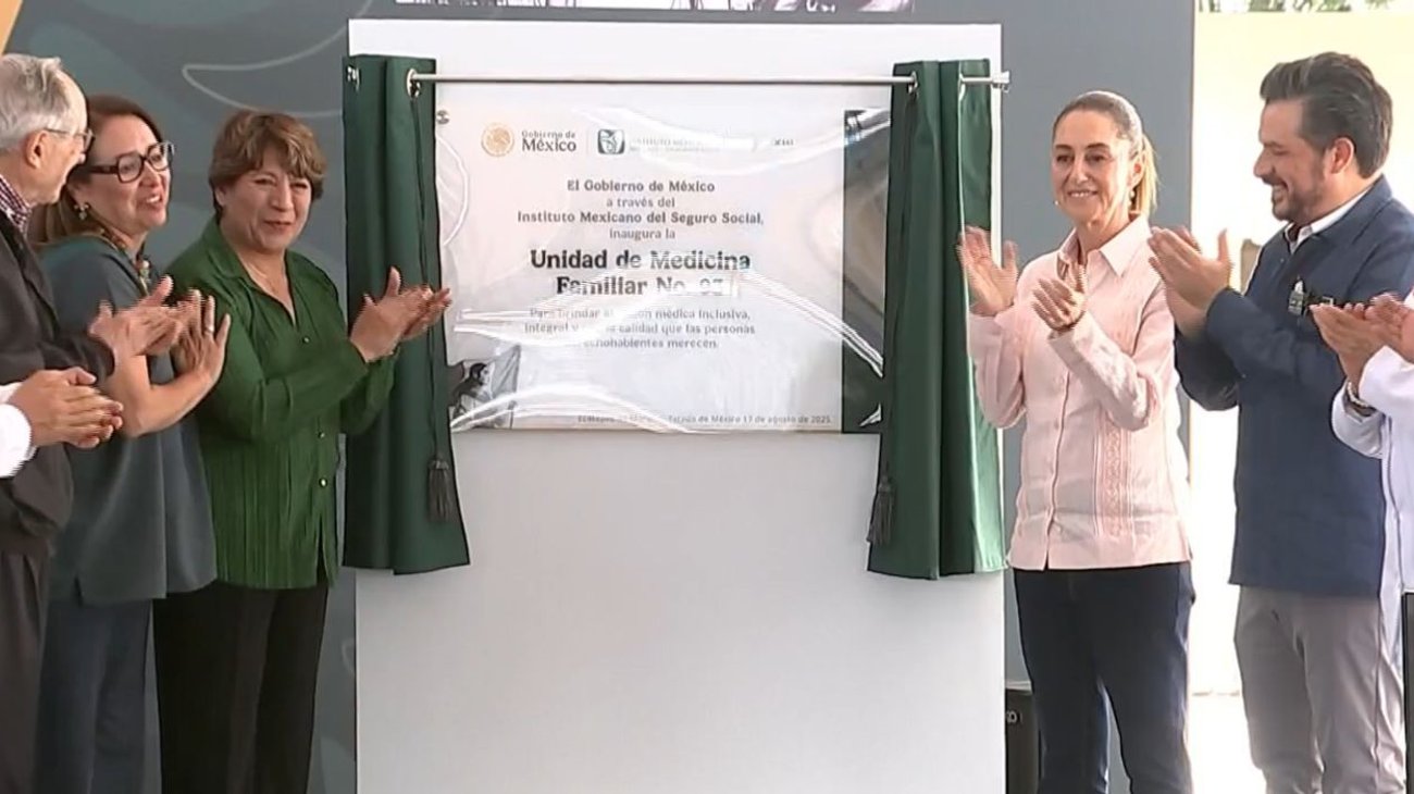 Inaugura Sheinbaum unidad de medicina familiar en Ecatepec