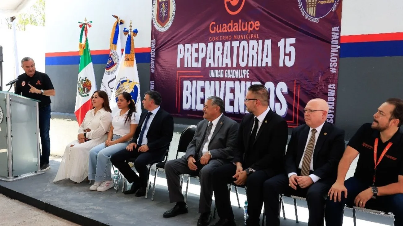 Inauguran extensión de la Prepa 15 en Guadalupe