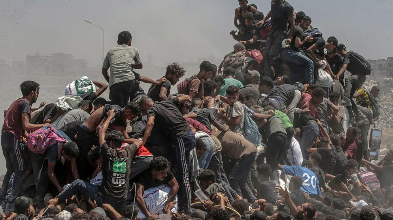 Israel bloquea 22 mil camiones de ayuda esperando entrar en Gaza