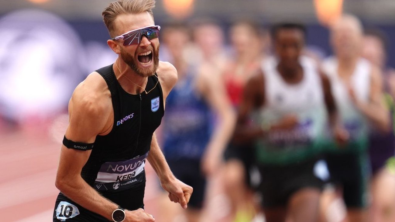 Josh Kerr rompe récord mundial de la milla en la Liga Diamante 