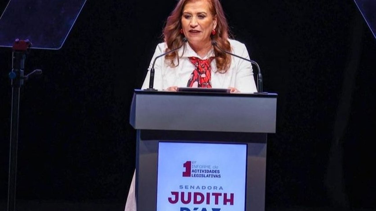 Solicita Judith Díaz licencia al Senado por motivos de salud