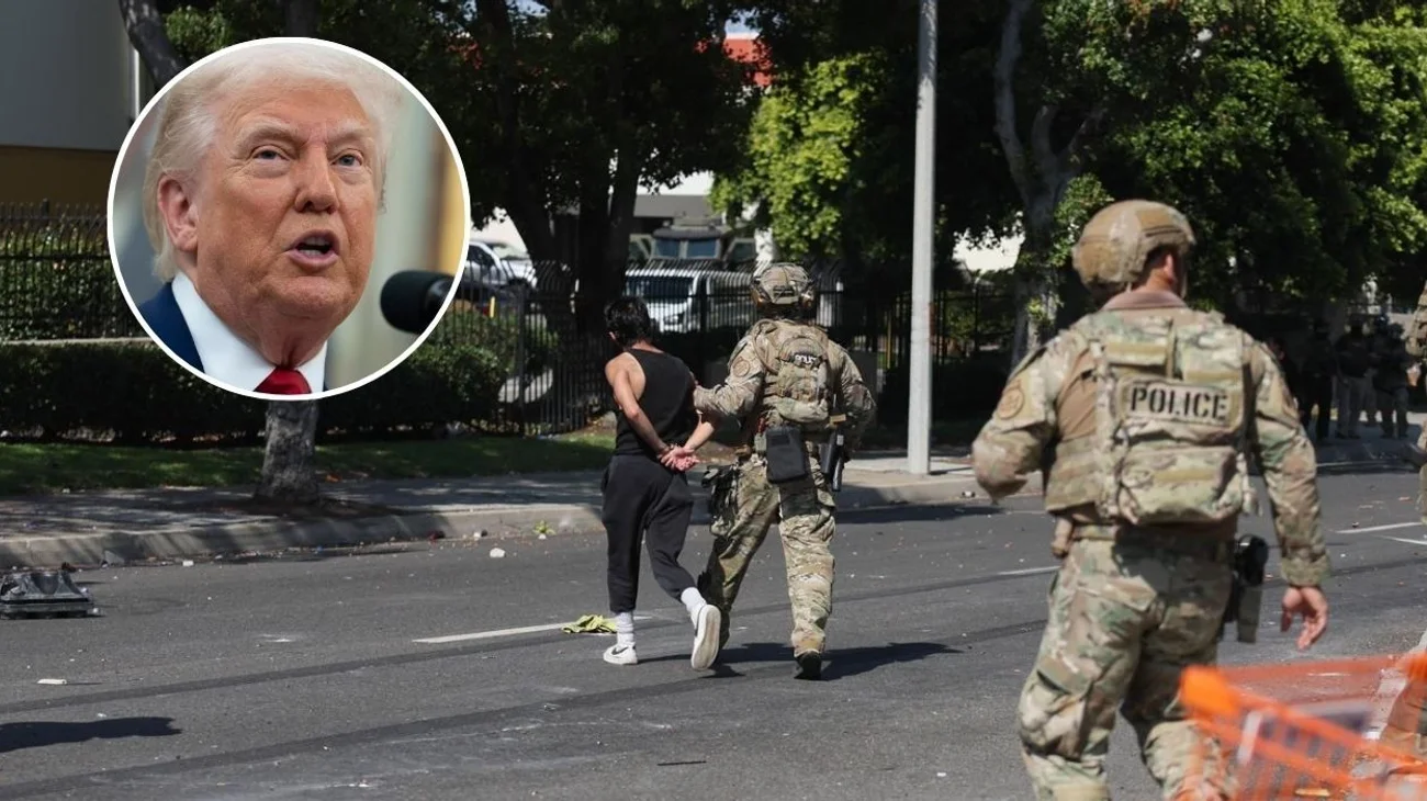 La 'izquierda radical' está detrás detrás de las protestas: Trump