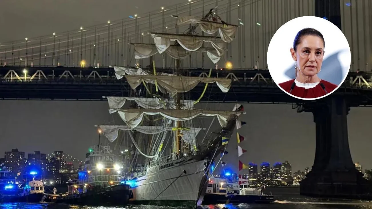 Lamenta Sheinbaum deceso de los dos tripulantes del Buque