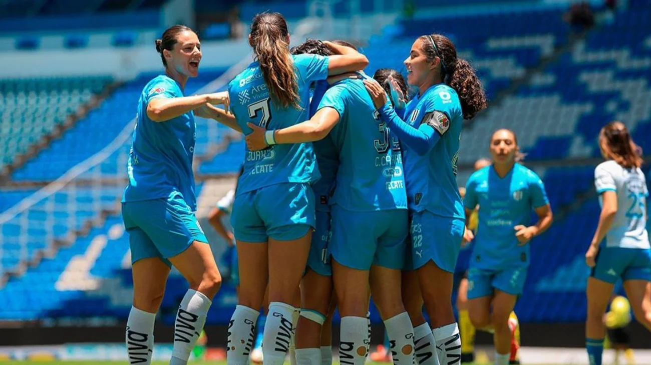 Las Rayadas vencen al Puebla un 0-5 y suben al segundo lugar