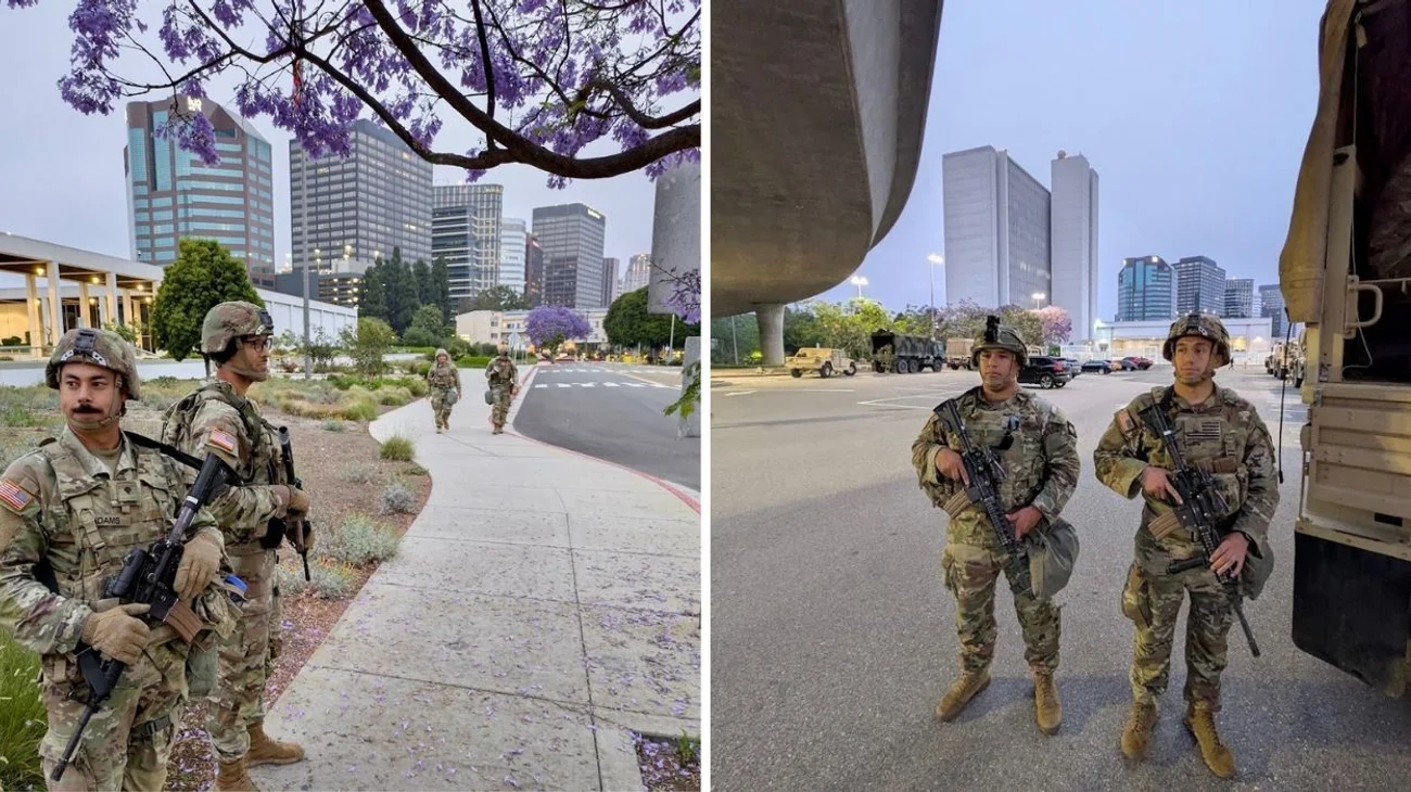 Llega Guardia Nacional a Los Ángeles para aplacar protestas
