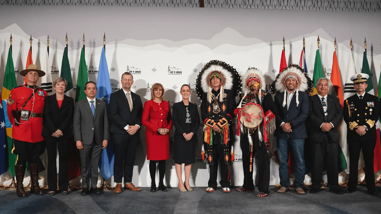 Llega Sheinbaum a Canadá para participar en la Cumbre del G7