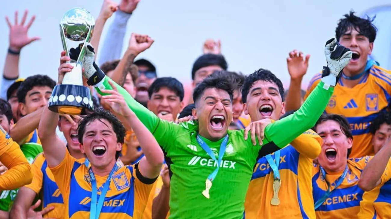 Los Tigres sub-19 se coronan como campeón en el Clausura 2025