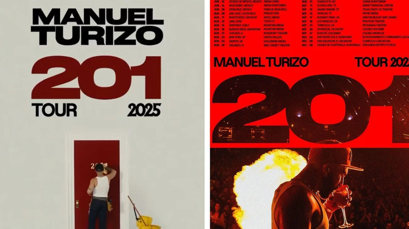 Anuncia Manuel Turizo gira '201 Tour'; inicia preventa el jueves