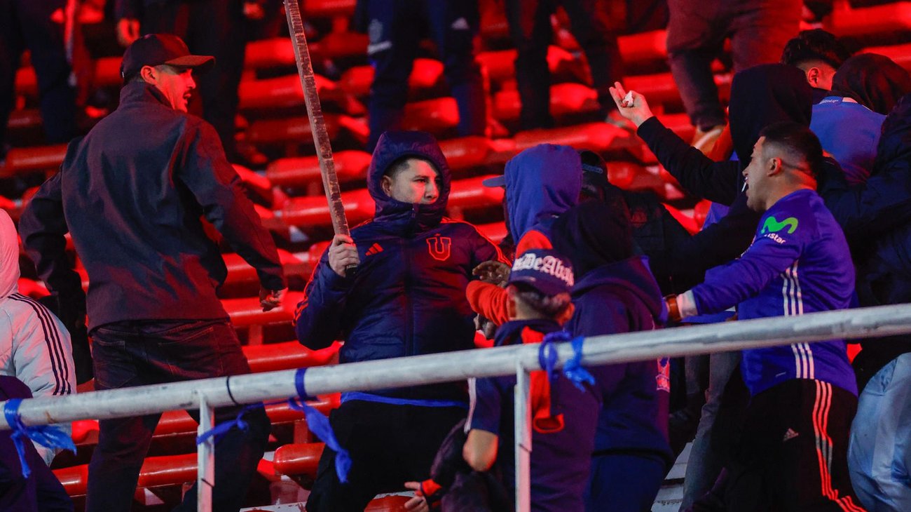 Más de 100 detenidos por incidentes en Independiente-U de Chile