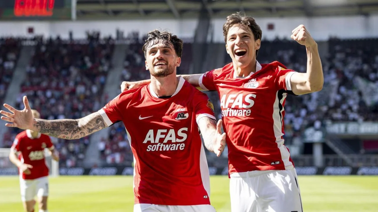Mateo Chávez debuta con asistencia con AZ Alkmaar en Eredivisie