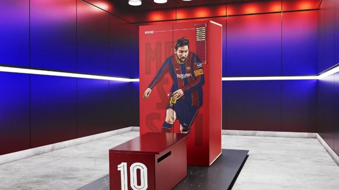 Barcelona subastará casillero usado por Messi en el Camp Nou