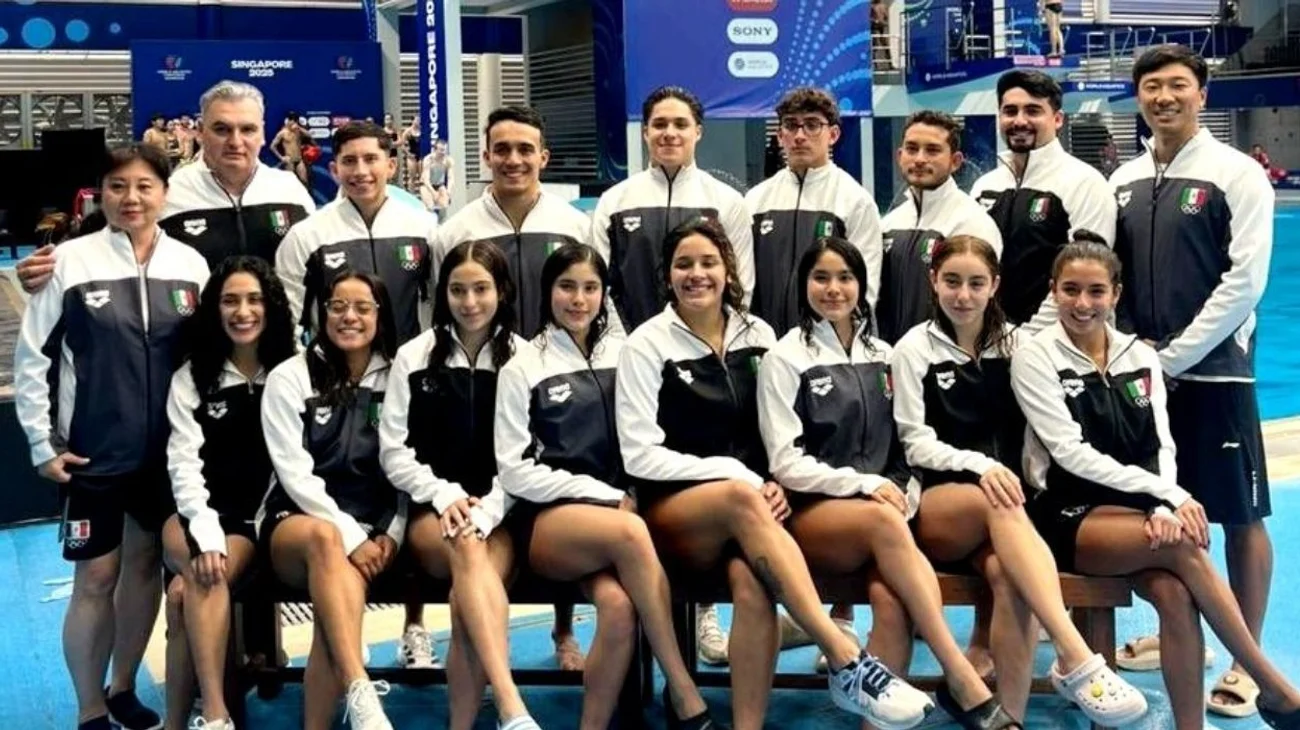 México se cuelga la plata en final de saltos en Singapur