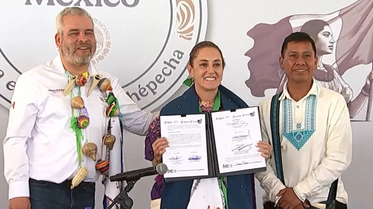 Inicia Sheinbaum programa de estufas eficientes en Michoacán