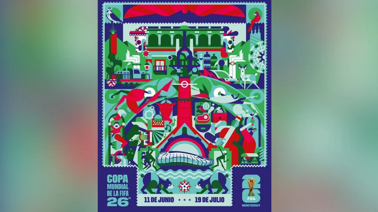 Presentan póster oficial de Monterrey como sede del Mundial 2026