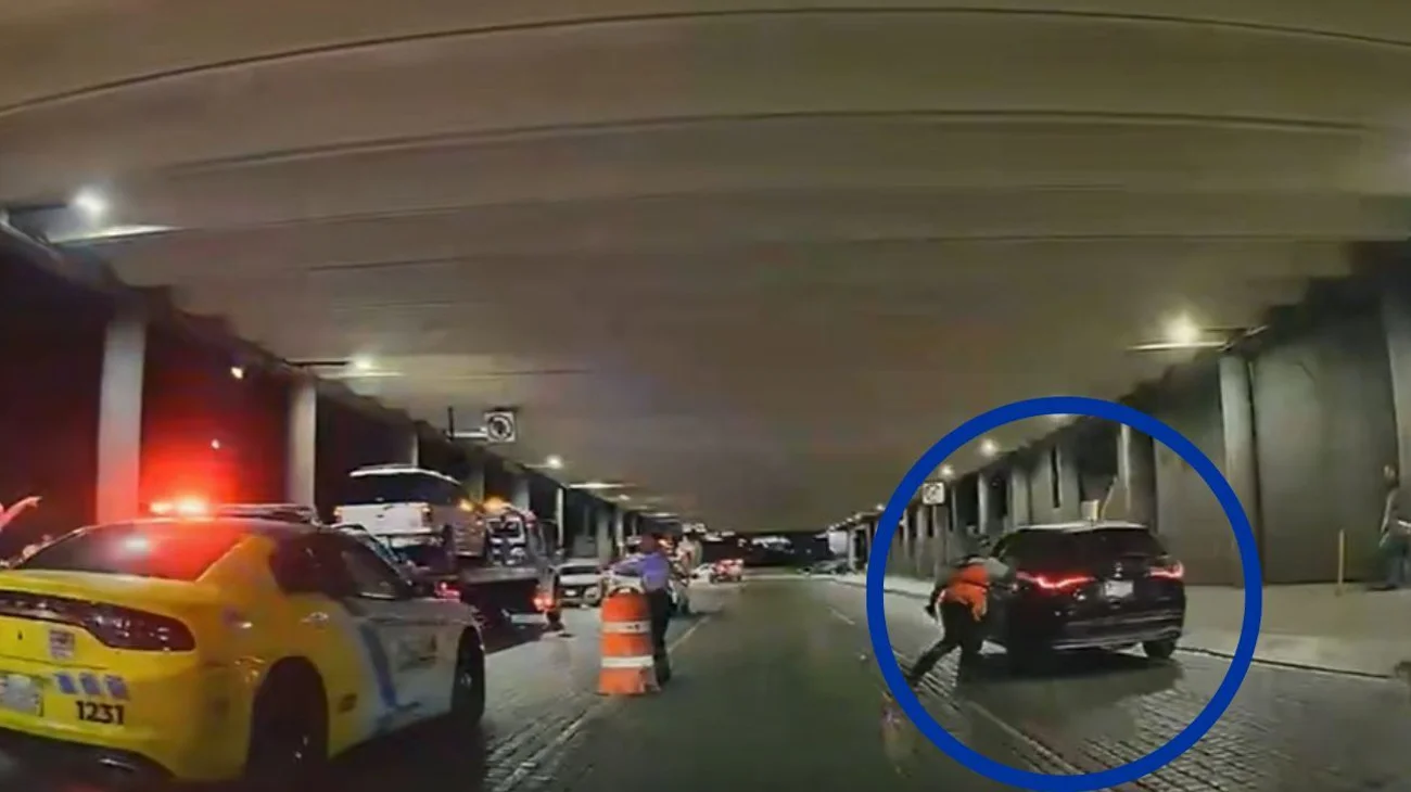 Escapa conductor de retén antialcohol; lo persiguen y lo multan