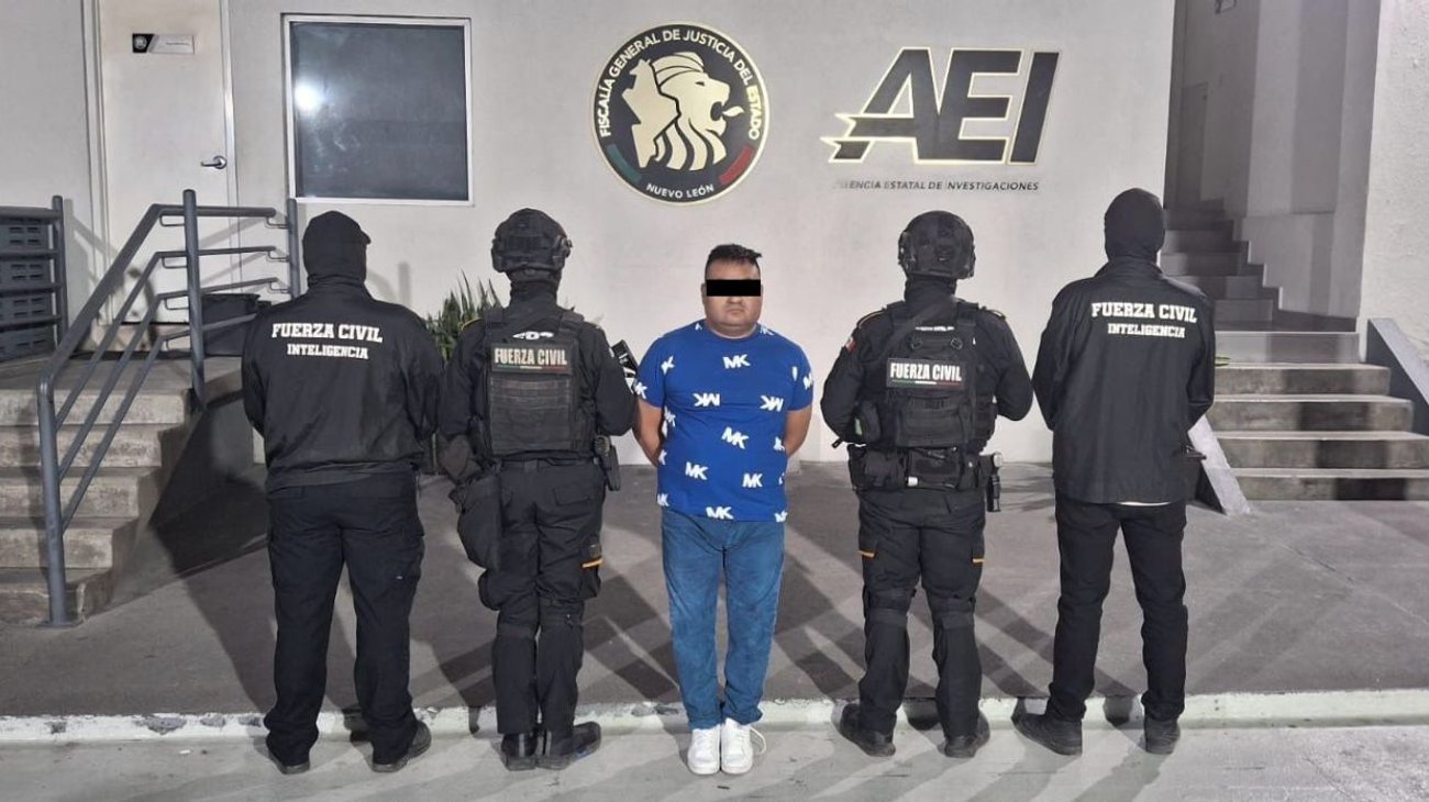 Detiene Fuerza Civil a hombre con drogas en Zuazua