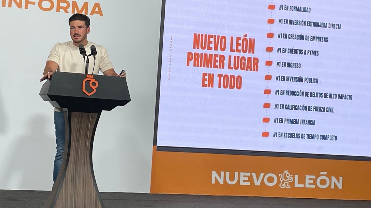 Nuevo León registra su mejor julio en una década: Samuel García