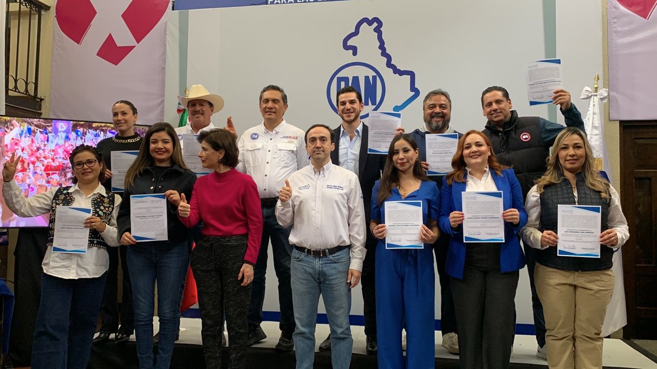 Presenta PAN sus candidatos a diputados federales