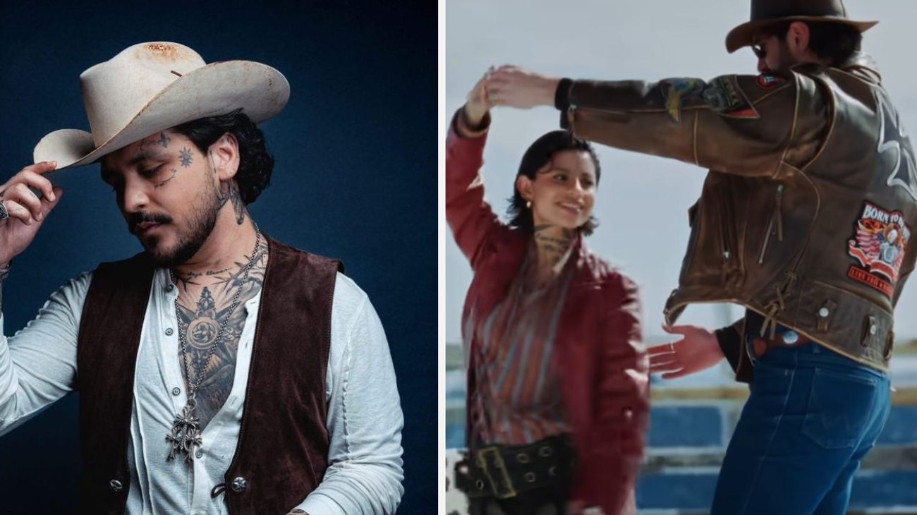 Christian Nodal desata polémica por modelo de su video 'Un vals'