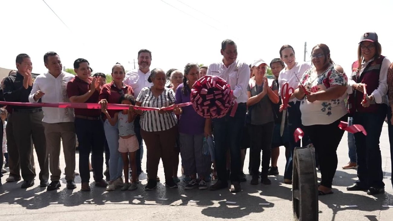 Entrega Gobierno de Nuevo Laredo nuevas vialidades 