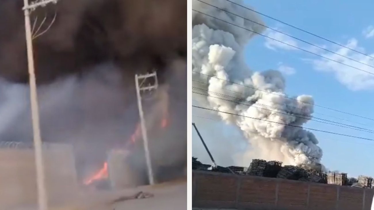 Emiten alerta por nube tóxica de litio en San Luis tras incendio