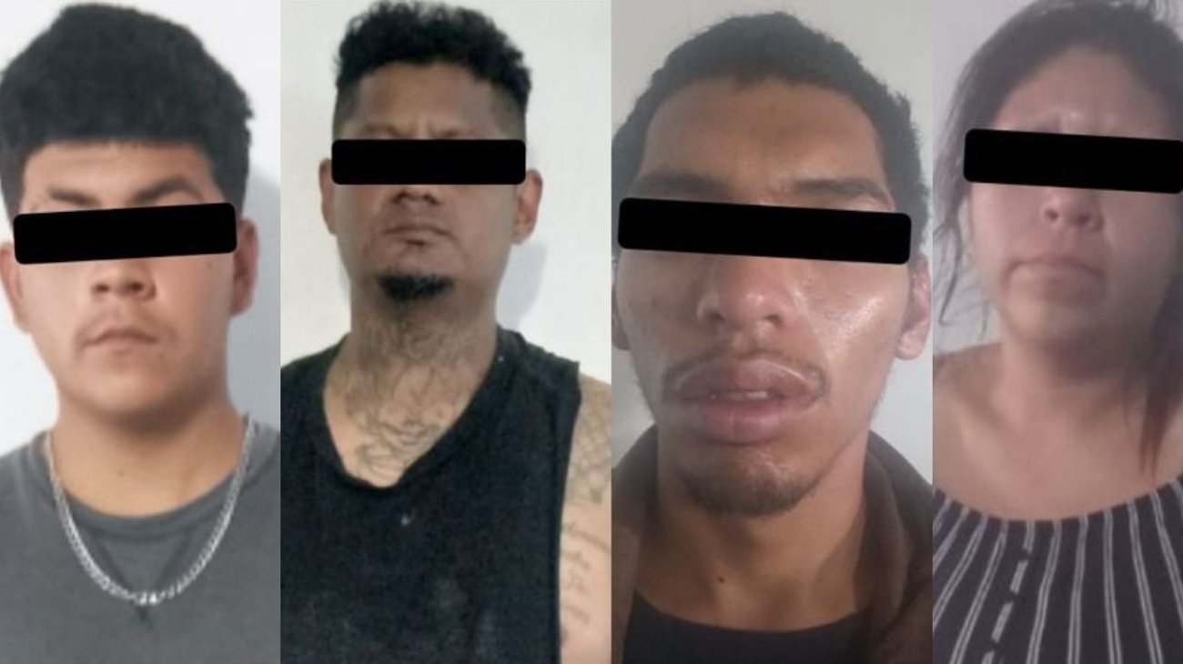 Caen cuatro por posesión de droga en Infonavit La Huasteca