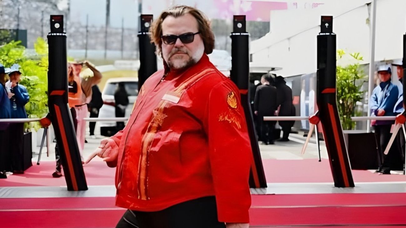 Jack Black se roba show en el Gran Premio de Japón