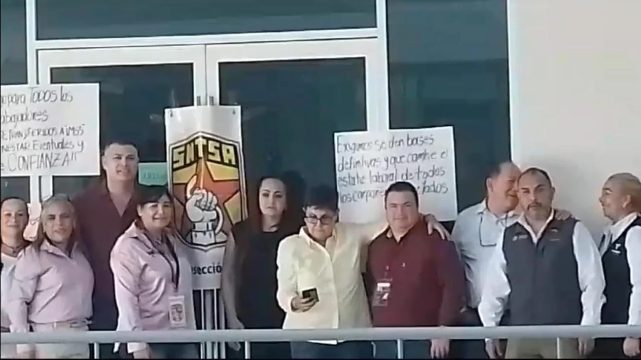 Trabajadores de salud mantienen protestas en Reynosa
