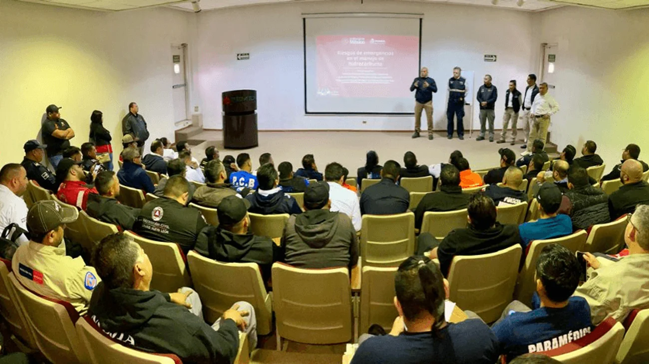 Capacita Pemex NL a rescatistas en protocolos de emergencia