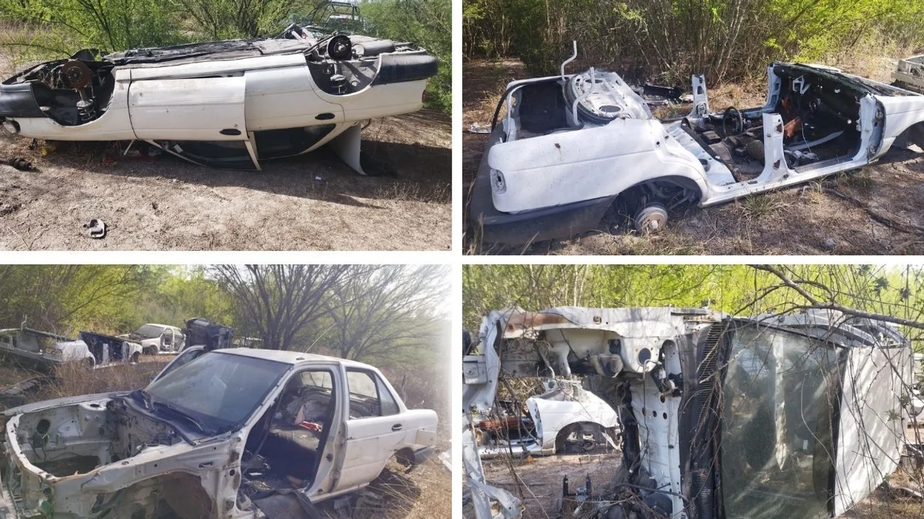 Asegura Policia Municipal vehículos abandonados en Pesquería