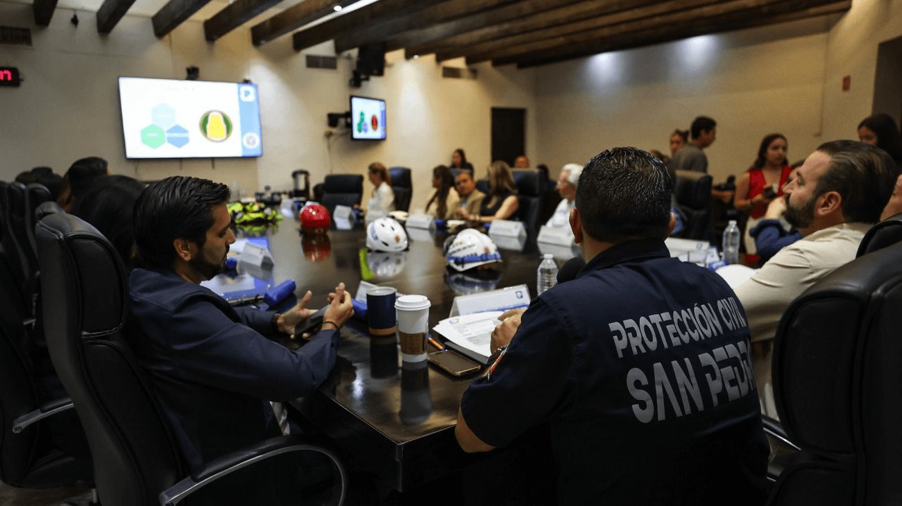 Sesiona Comité de PC en San Pedro, por temporada de lluvias