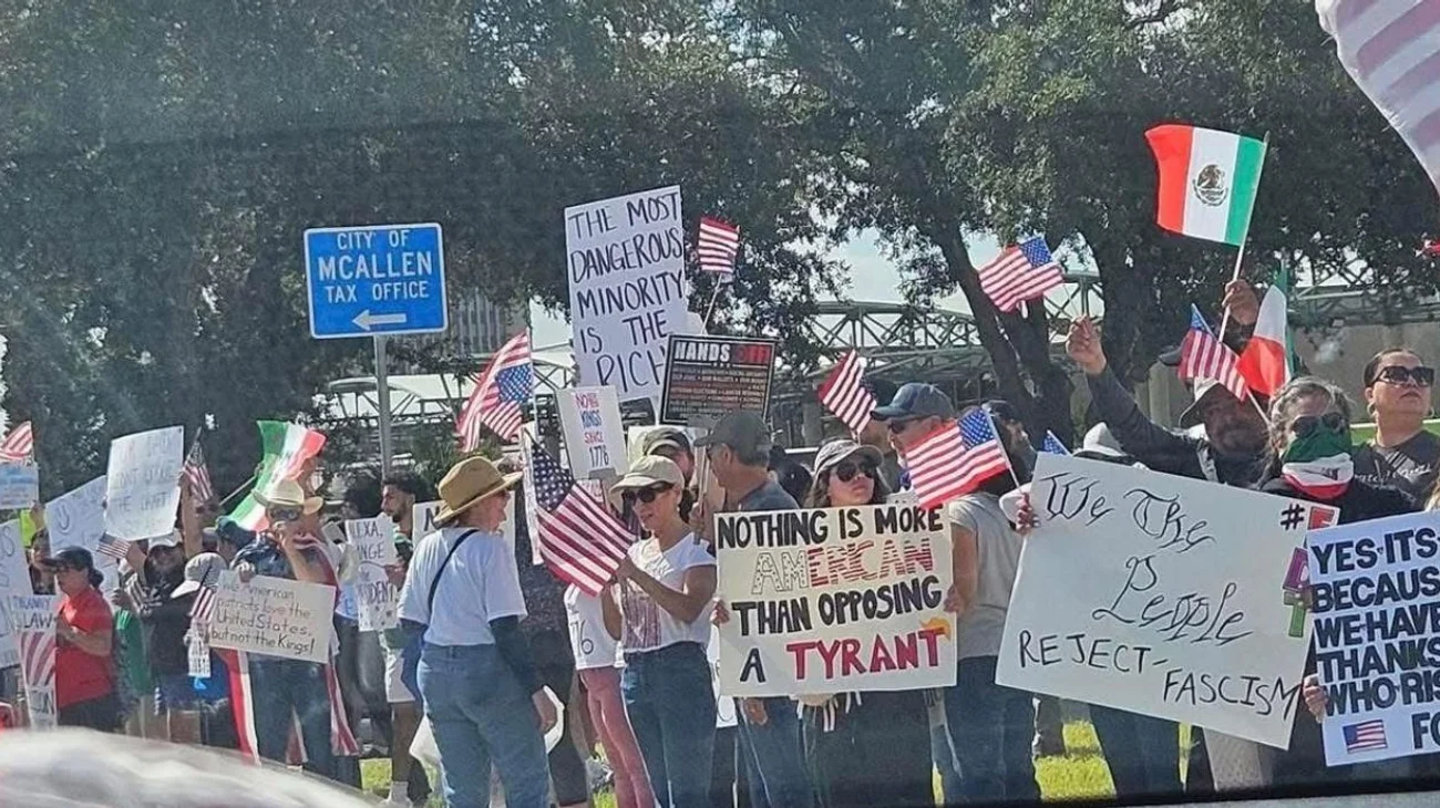 Protestan en el Valle de Texas por redadas migratorias