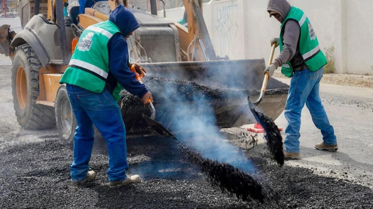 Ramos Arizpe repara casi 7 mil baches tras lluvias de julio