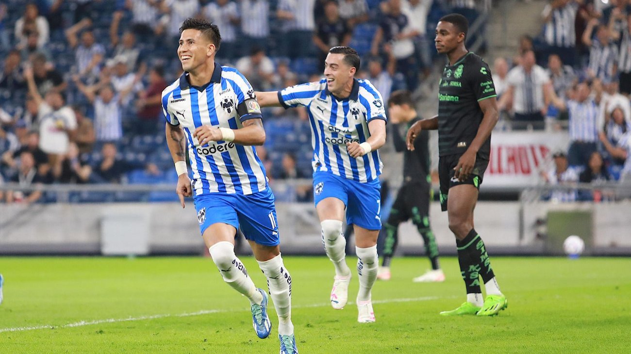 Rayados da golpe contundente al vencer a Santos 3-0