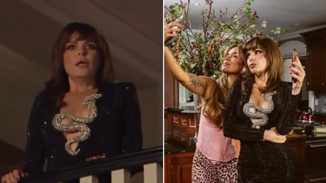 Recrea Gaby Spanic escena de 'La Usurpadora' en video con Karol G
