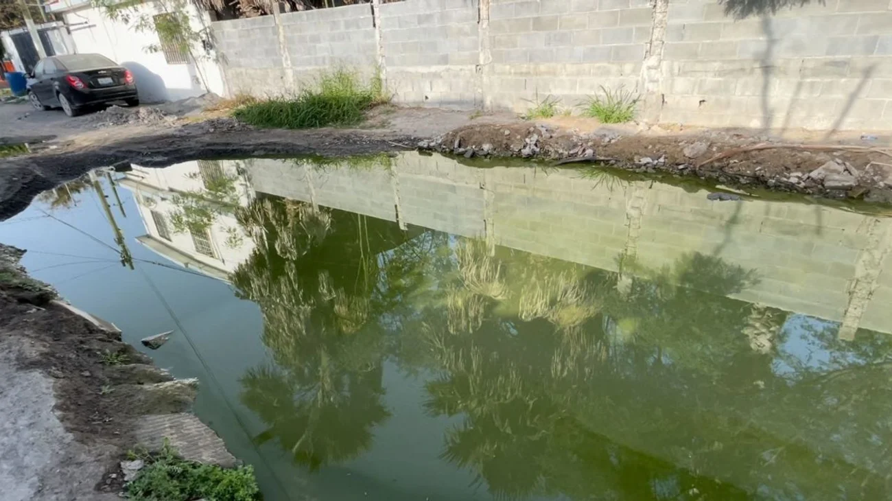 Denuncian vecinos seis meses con aguas negras en su colonia