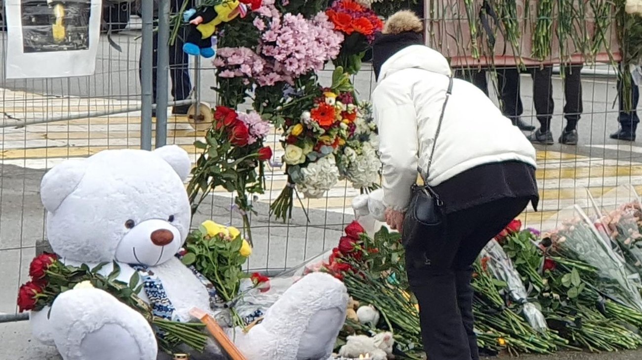 Rusia vive un día de luto por las víctimas del atentado