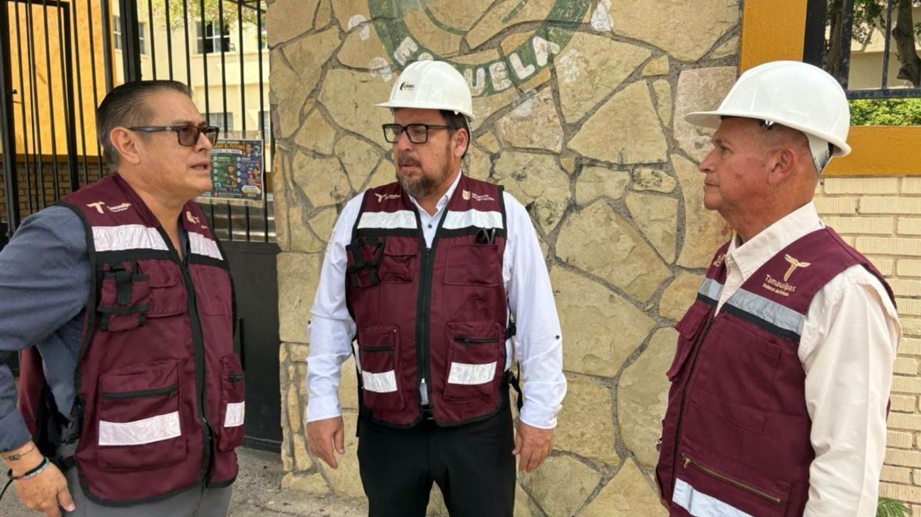 Tamaulipas invierte en reparar escuelas de Reynosa y Matamoros