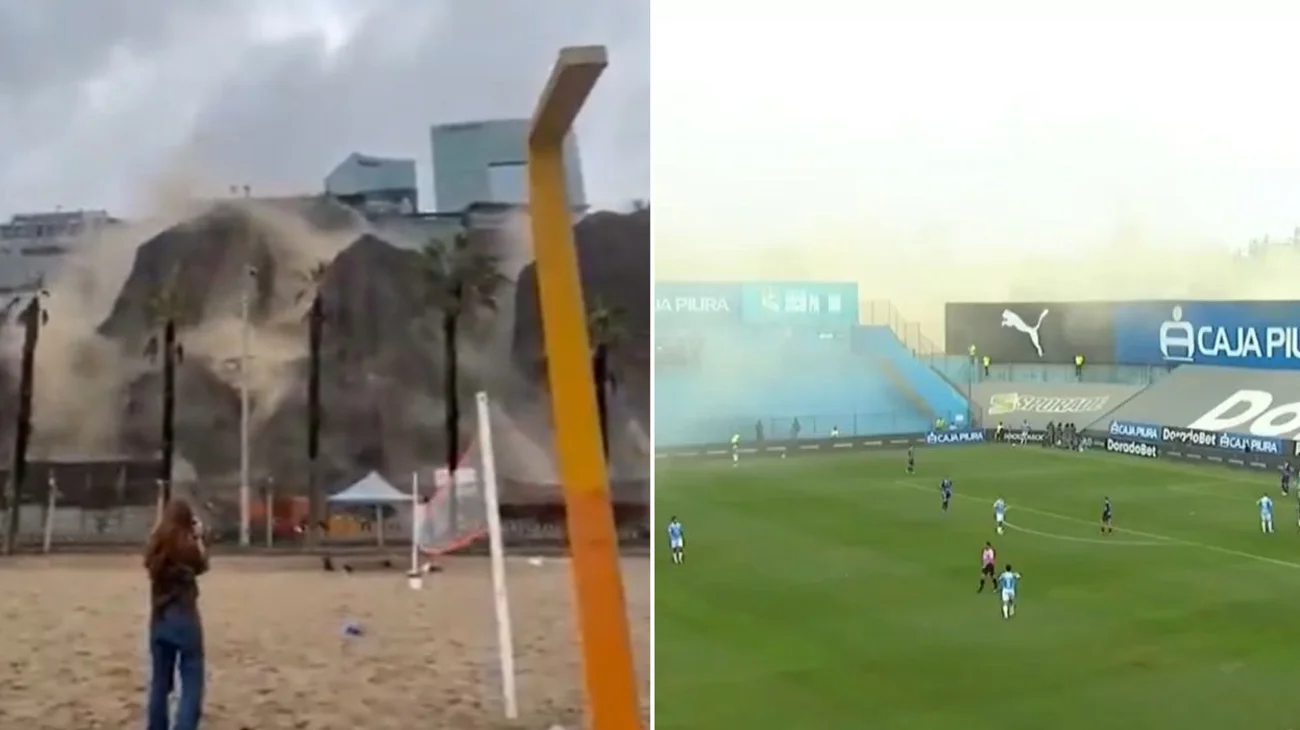 Sacude temblor de 6.1 a Perú; sorprende en partido de fútbol