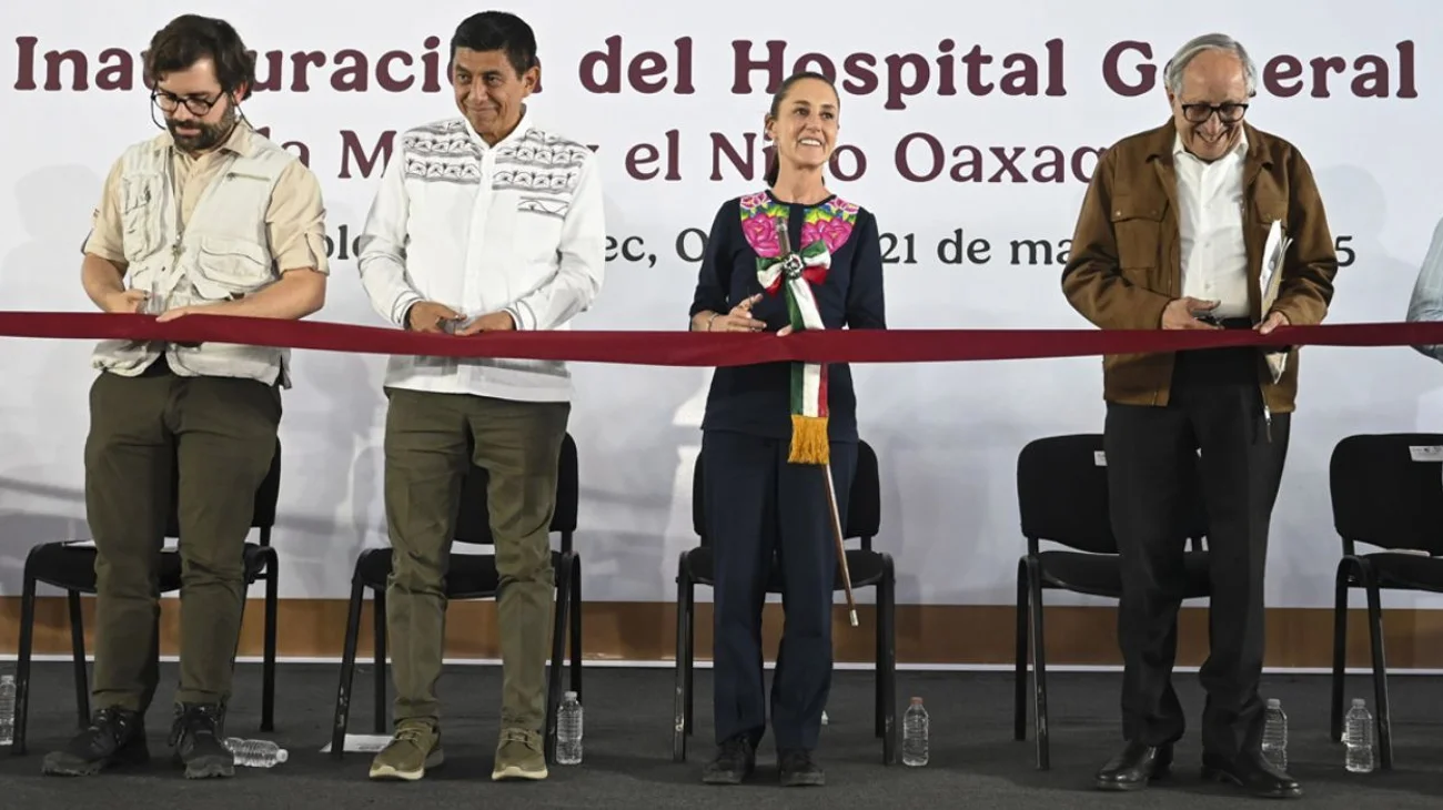 Inaugura Sheinbaum nuevo Hospital General de la Mujer en Oaxaca