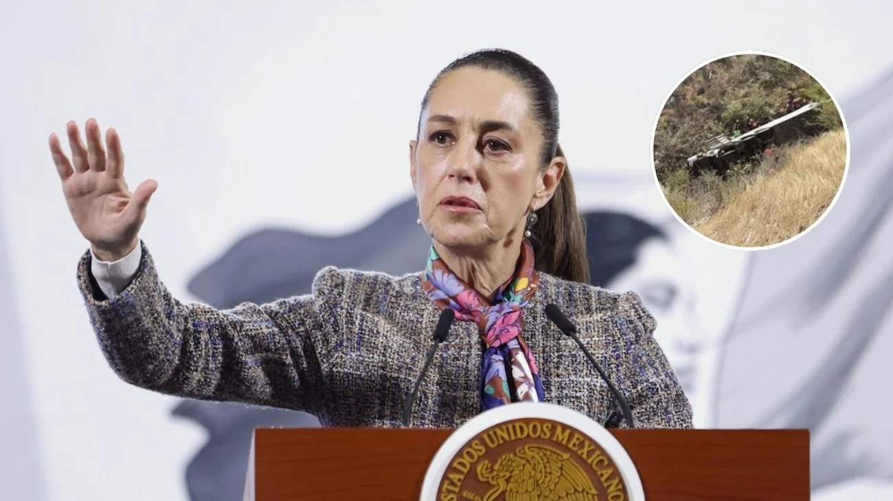 Promete Sheinbaum apoyar a familiares de los 18 muertos en Oaxaca