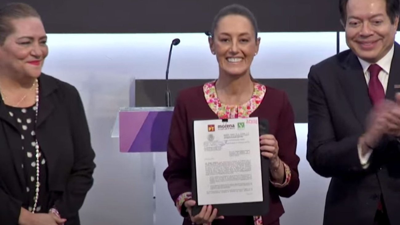 Sheinbaum oficializa candidatura a presidencia ante el INE