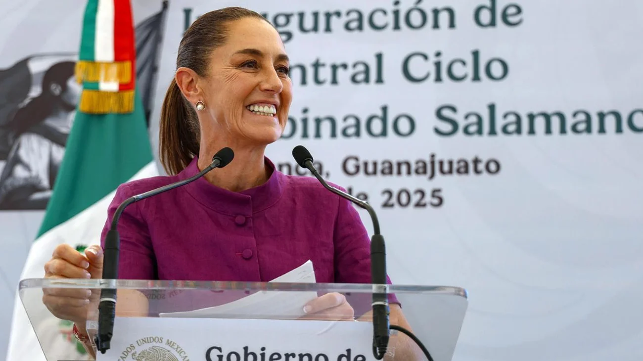 Inaugura Claudia Sheinbaum planta eléctrica en Guanajuato