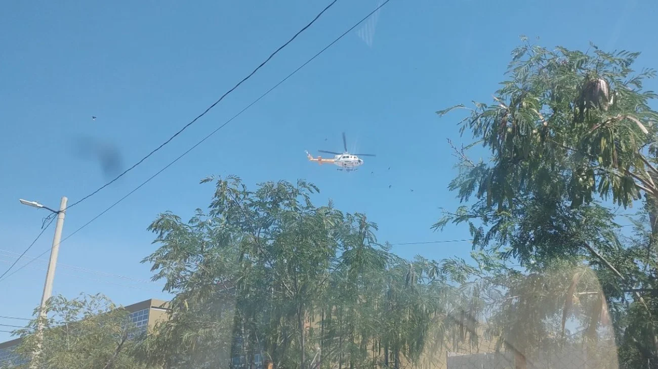 Sorprende operativo aéreo y terrestre de la CFE en Reynosa