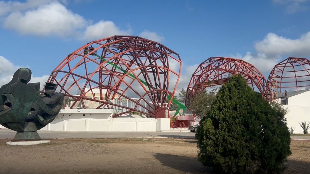 Renovación de Concha Acústica alcanza 65% en Matamoros