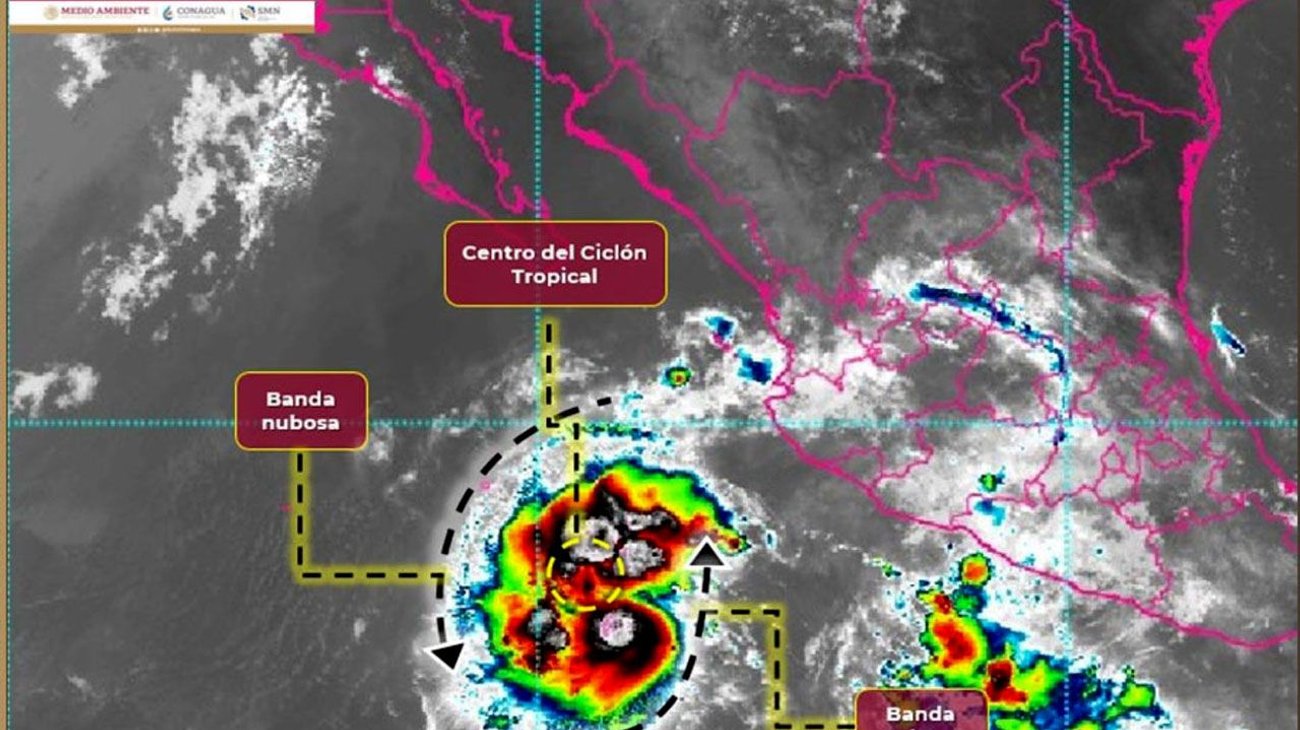 Este martes podría formarse la tormenta tropical 'Dora'