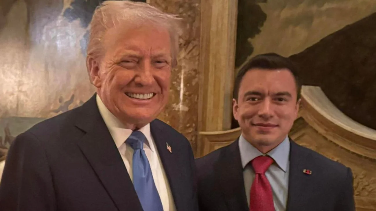 'Una relación sincera con EUA': Noboa tras reunión con Trump