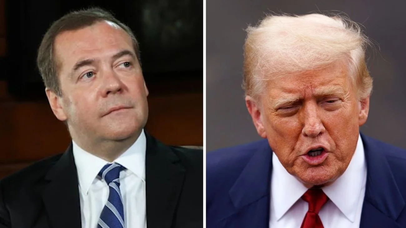 Trump llama 'hablador' a Medvédev y defiende submarinos en Rusia