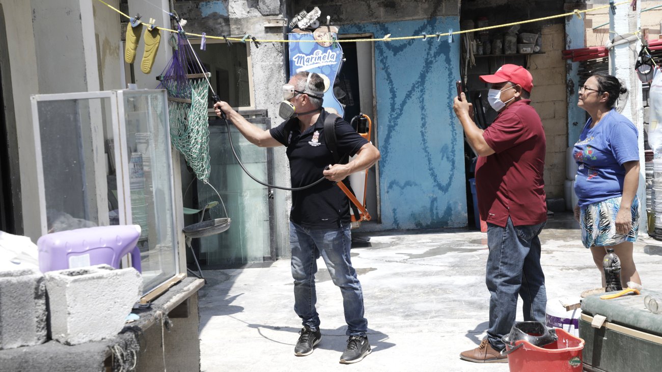 Refuerza Escobedo fumigación y descacharrización contra dengue